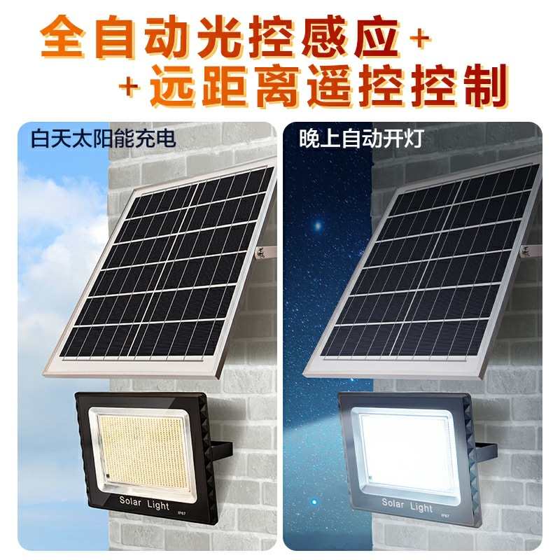 太阳能灯家用户外过道led批发照明投光灯室内外庭院灯厂家路灯