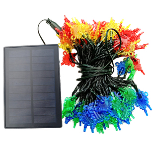 春节太阳能户外小红灯笼过年装饰小彩灯带闪灯灯串新年氛围灯挂灯