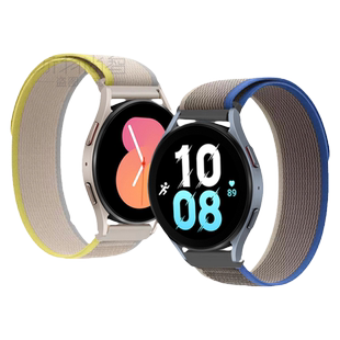 适用三星watch6/5/Pro手表磁吸野径回环表带运动7/FE智能手表galaxy watch5/4尼龙classic腕带男女款配件