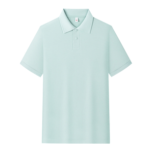 亚麻工作服POLO衫定制印字logo高端企业团建文化衫T恤短袖工装夏