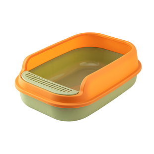 猫砂盆超大号防带砂小号厕所笼子猫屎盆用品封闭式全自动清理空气