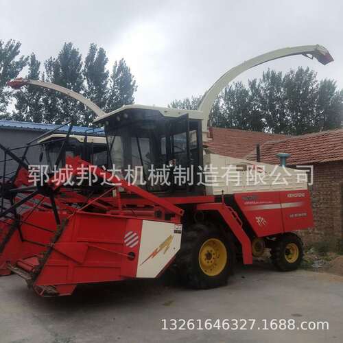 背负式小四轮割多功能玉米联合收割机秸秆牧草收割青储机