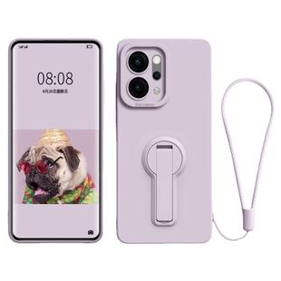 横竖双用支架适用oppo14pro手机壳新款RENO13保护套高级感全包防摔reno12/11/10+/9带手绳液态硅胶简约男女软