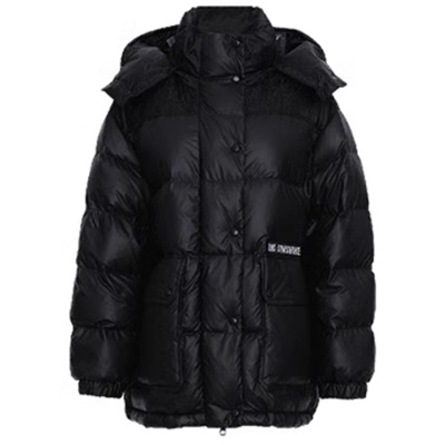 金羽杰2022秋冬短款连帽羽绒服