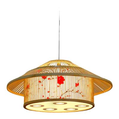 新中式包厢灯卡座包间射灯款竹编