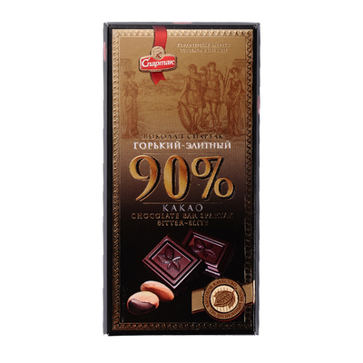 网红斯巴达克纯可可脂巧克力