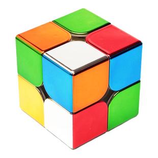 圣手黄金磁力二阶魔方2阶专业比赛竞速用幻彩电镀儿童益智玩具