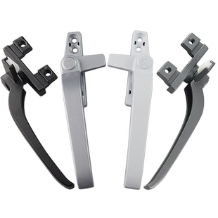 迪福德 38型铝合金门窗把手50外推窗户拉手老式平开窗7字执手配件