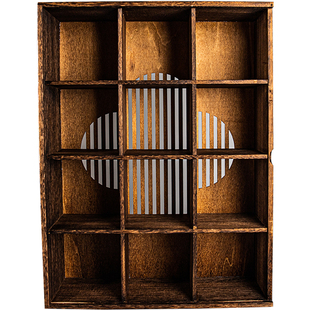 容山堂家具小博古架茶杯架实木茶具收纳柜多宝阁陈列展示防尘柜