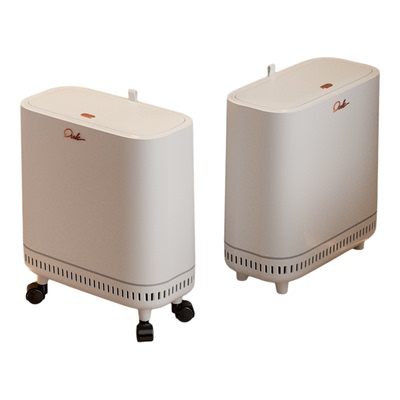 气压吸附式垃圾桶简约带盖套袋收纳桶大容量卫生间按压夹缝垃圾筒