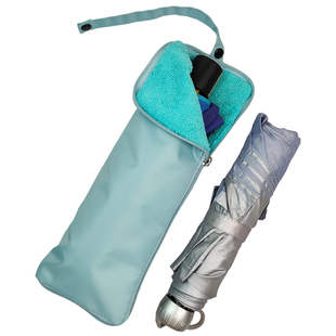 装雨伞收纳袋防水雨伞套可折叠手提遮阳伞吸湿便携收纳包湿雨伞袋