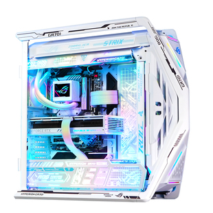 华硕rog全家桶创世神玩家国度GR701台式电脑全塔机箱定制主题灯板