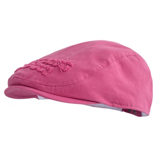 日系复古做旧儿童前进帽文艺女童画家帽正反戴亲子款宝宝鸭舌帽子