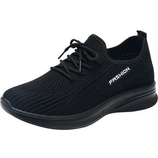 老北京布鞋女款休闲鞋中老年透气网面鞋软底妈妈鞋厨房防滑工作鞋