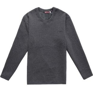 冬季红豆男士保暖内衣套装圆领加大码加厚加绒青年中老年男保暖衣