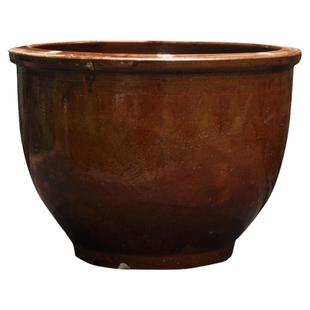 荷花盆缸专用缸老缸养鱼阳台庭院水缸老式民间老旧复古陶缸水培缸