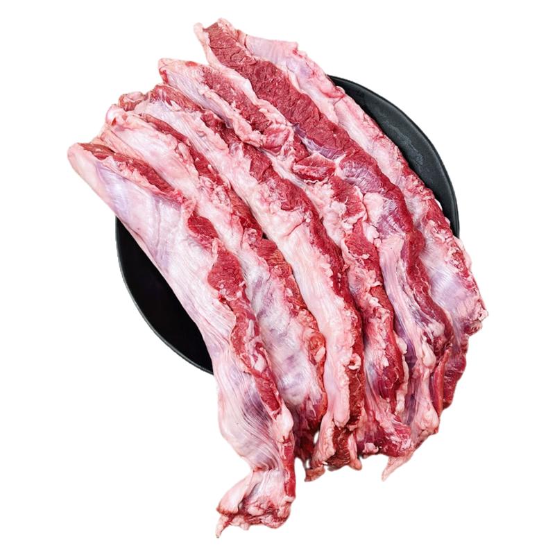 新鲜冷冻猪油边肉烧烤食材护心肉东北大油边鲜猪肉猪下货顺丰包邮