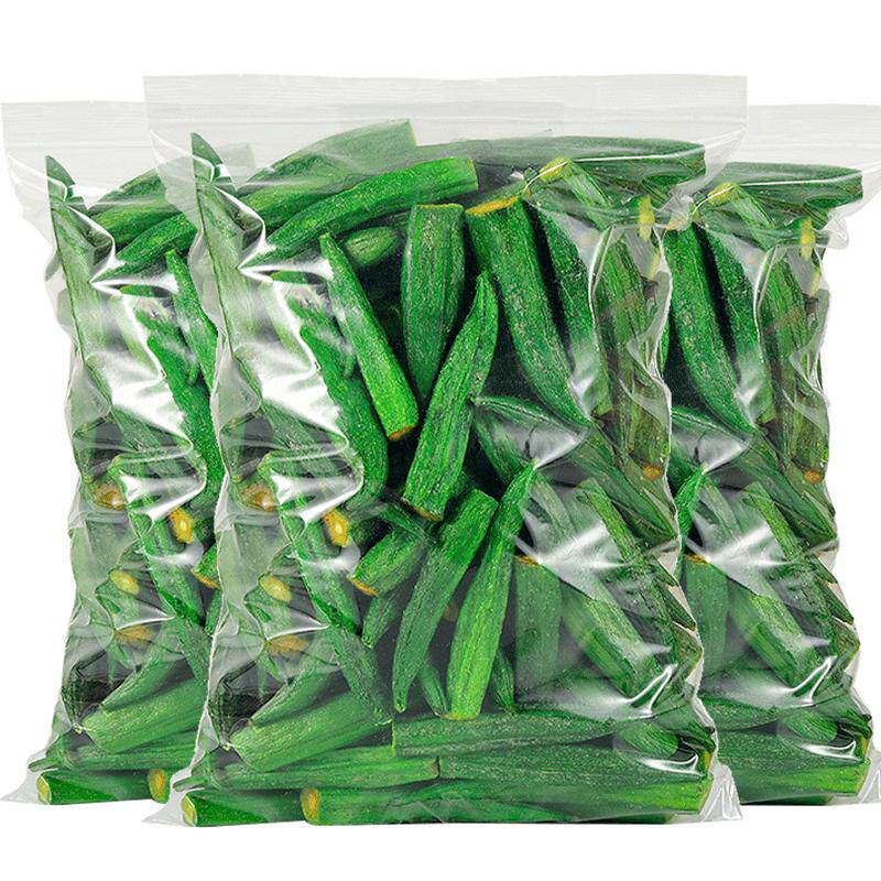 秋葵脆干即食冻干果蔬脆香菇脆