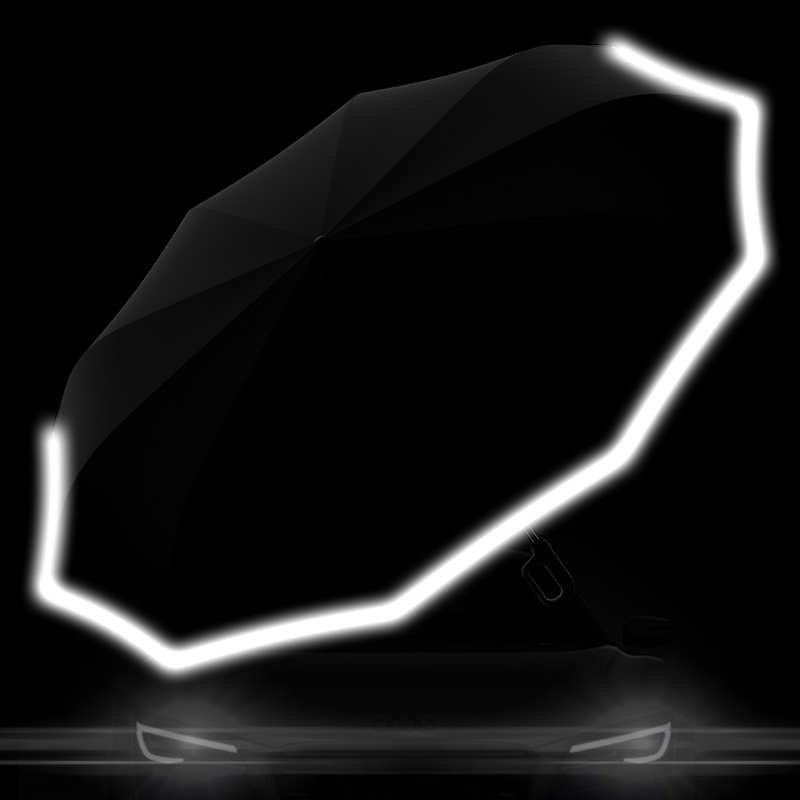 左都环扣全自动反向雨伞男士折叠大号双人抗风暴雨专用便携可挂