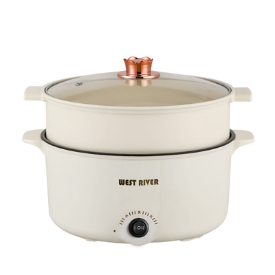 德国全自动电火锅一体炒菜电炒锅多功能料理锅蒸煎炒涮不粘电煮锅