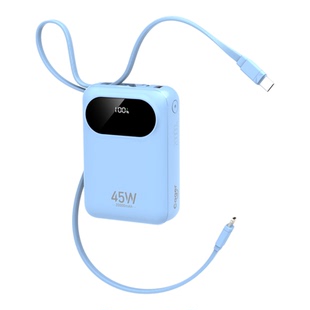 【充电宝3c认证可上飞机】卡格尔2025新款充电宝20000毫安3c认证自带双线超薄小巧45W适用iphone17小米笔记本