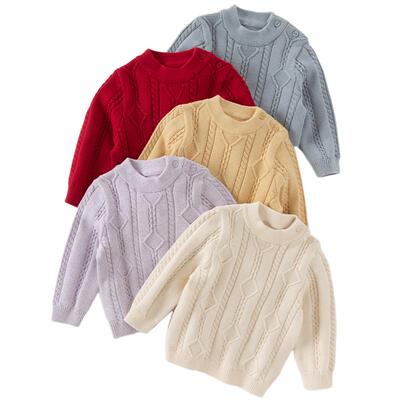 戴维贝拉女童男童毛衣长袖