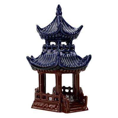 假山摆件小配件亭台连廊微景观陶瓷家居室内造景装饰吸水石上水石