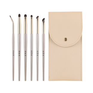 花景沫H6卧蚕下至眼部细节套刷折角眼线圆头提亮动物毛细节化妆刷