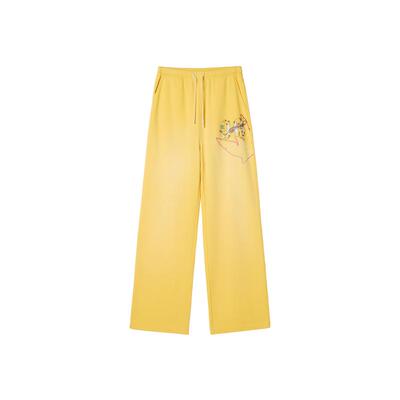 【夏季新品】Ed Hardy埃德哈迪女士水洗窄腰头宽松长裤E1SBW247