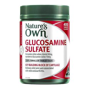 澳大利亚直邮Nature's Own 维骨力 400片/瓶中老年进口软骨素氨糖