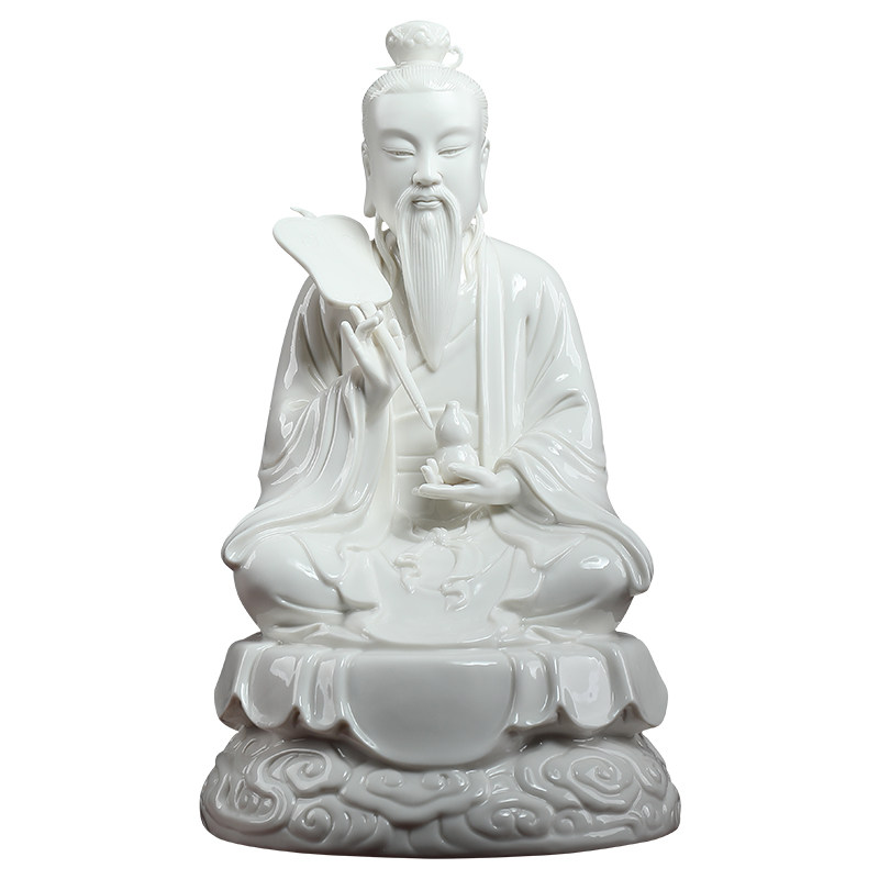 戴玉堂灵宝元始天尊三清祖师白瓷