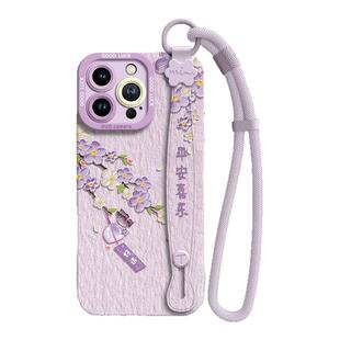 适用苹果16promax手机壳iphone15保护套14新款12的13外壳14pro后16e硅胶plus女xsmax全包por腕带挂绳油画风铃