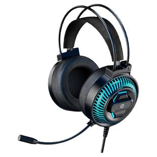 HP/惠普有线头戴式耳机台式电脑笔记本办公游戏USB7.1听声辩位