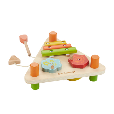 宝宝手敲琴台木质益智玩具礼物