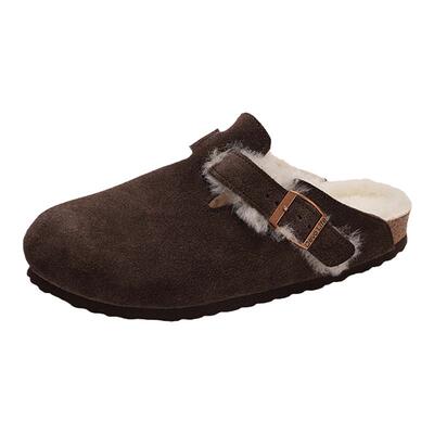 羊毛软木拖鞋DevoLife复古冬季