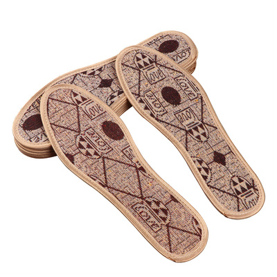 中草留香吸汗夏季男女防臭鞋垫