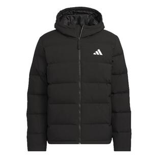 阿迪达斯男装2025冬季新款保暖连帽羽绒服休闲防风夹克外套KF4400