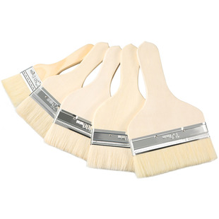 羊毛刷油漆刷不掉毛乳胶漆涂料刷子排刷软毛烘焙清洁毛刷烧烤油刷