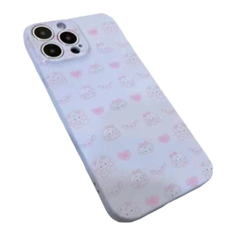 粉粉系 爱心天使小狗适用iPhone17promax原创送信苹果16plus卡通15全包8p手机壳小清新xr百搭xsma