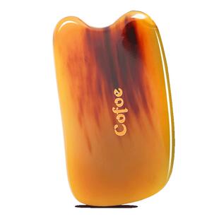 可孚牛角刮痧板脸部面部美容全身通用眼部刮脸提拉拔筋棒专用工具