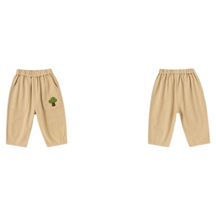 嘟嘟家男童裤子纯棉宝宝休闲裤春款儿童长裤春装女童工装裤春季潮