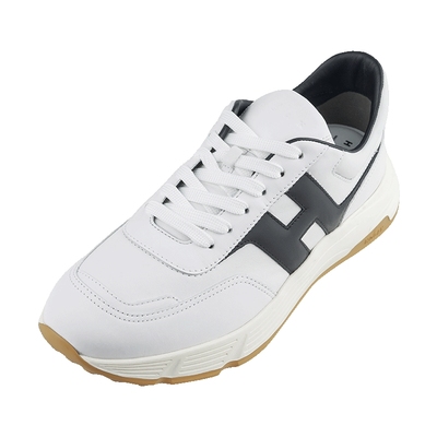 HOGAN圆头系带低帮生活休闲鞋男