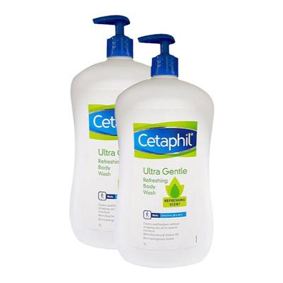 澳大利亚直邮Cetaphil丝塔芙身体保湿沐浴露补水细腻呵护1L*2瓶正