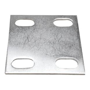 预埋件钢板工程幕墙角码铁片铁板钢管连接结构焊接底座四孔加厚