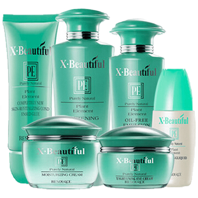 秀美资源植物素系列洁水乳粉底