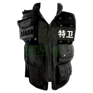 户外保安战术马甲战术背心安防CS野战背心防刺加大款定制字贴