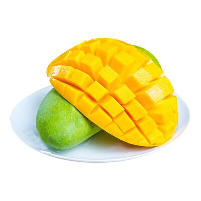 玉芒新鲜水果当季精选现摘青皮芒果大果玉文芒脆甜云南整箱包邮