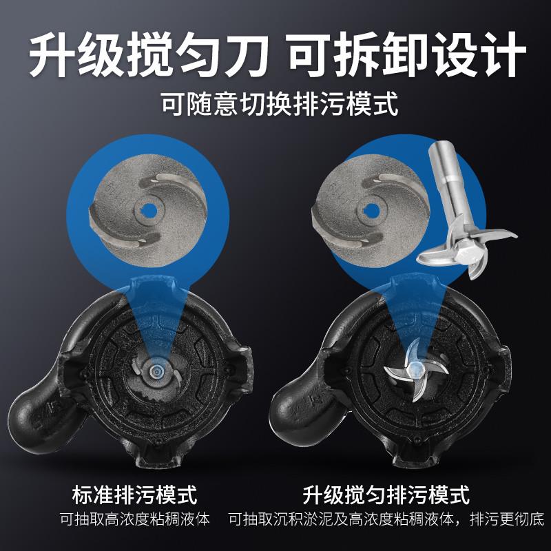 泥浆泵抽泥沙化粪池抽粪泵池塘清淤泥沼气切割高扬程大流量污水泵