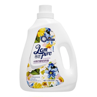 【芭芭农场兑换】蓝漂小苏打香氛洗衣液2KG*1瓶装温和花香型家用