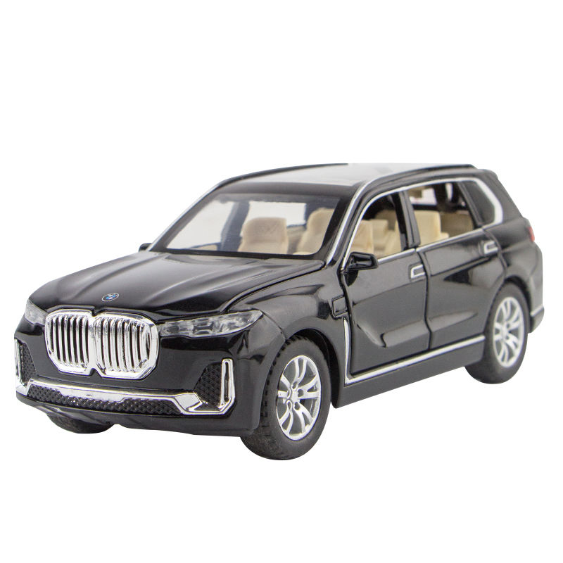 宝马m8x5合金车模声光金属摆件